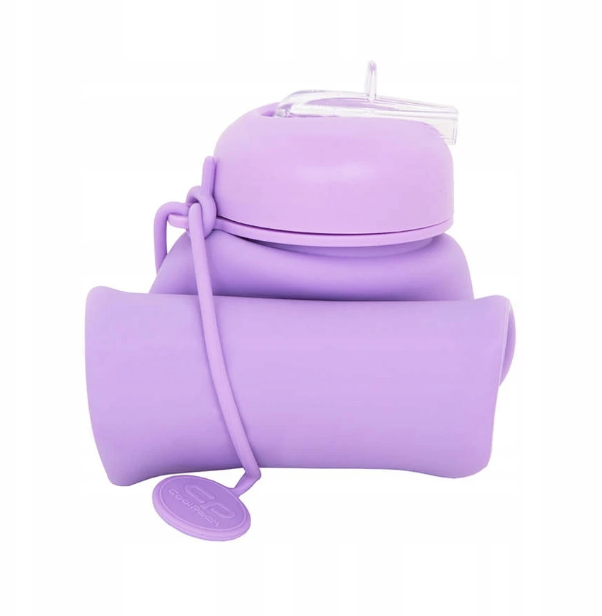 Cool Pack Silikoninė gertuvė COOLPACK, 600 ml, pastelinės violetinės spalvos
