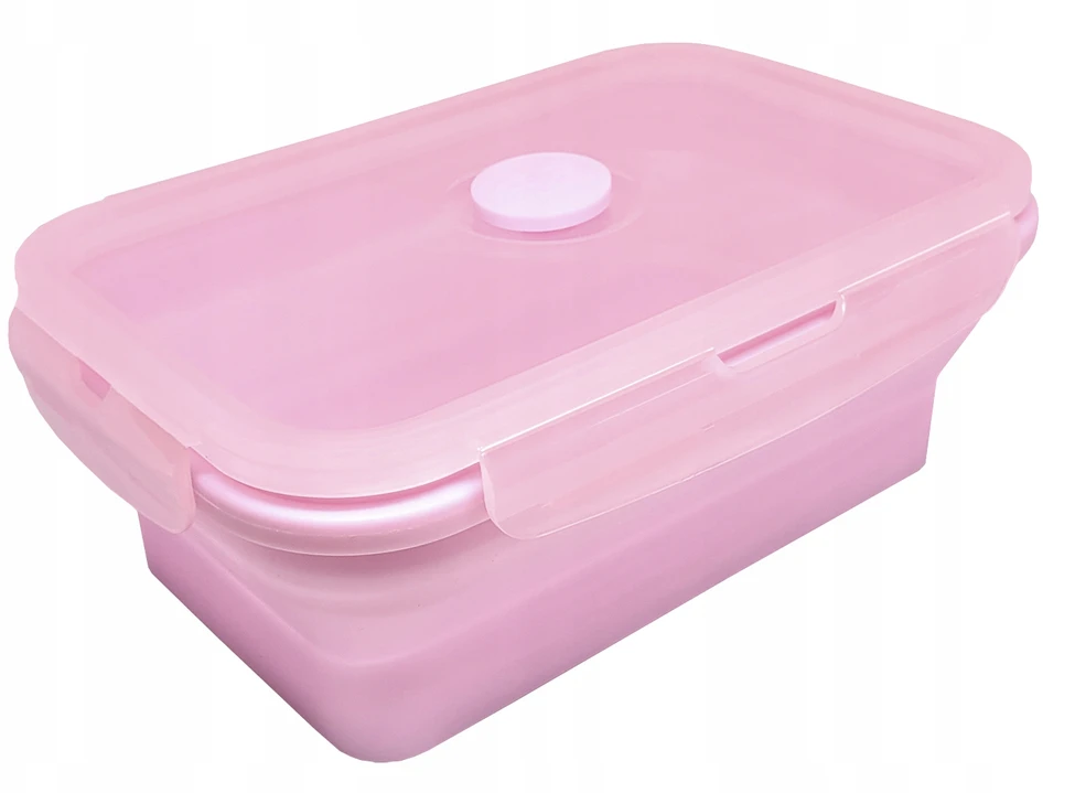 Cool Pack Silikoninė pietų dėžutė COOLPACK, 800 ml, pastelinės rožinės spalvos
