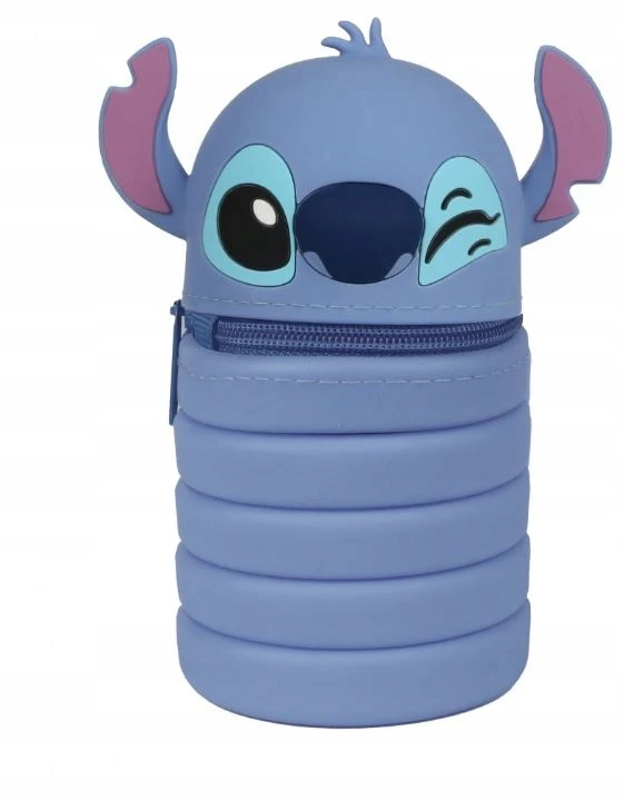 Cool Pack Pieštukinė-penalas Disney Mėlyna "STITCH", silikoninis, pailginamas