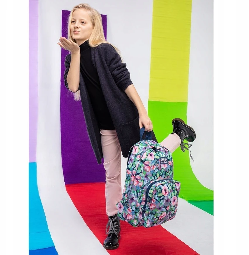 Cool Pack Sportinė kuprinė CoolPack Ohio Flower Zebra, 24 l
