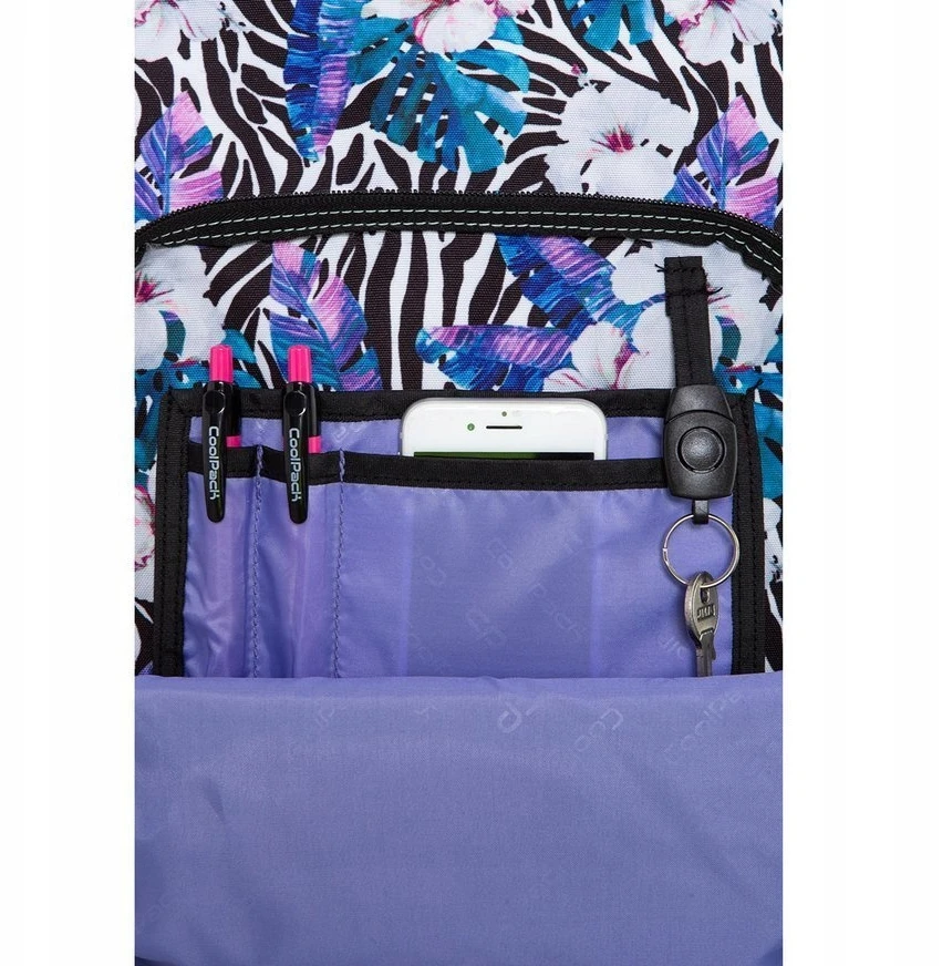 Cool Pack Sportinė kuprinė CoolPack Ohio Flower Zebra, 24 l