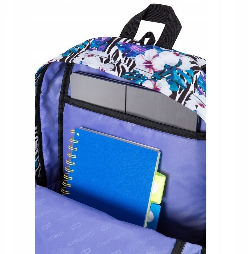 Cool Pack Sportinė kuprinė CoolPack Ohio Flower Zebra, 24 l