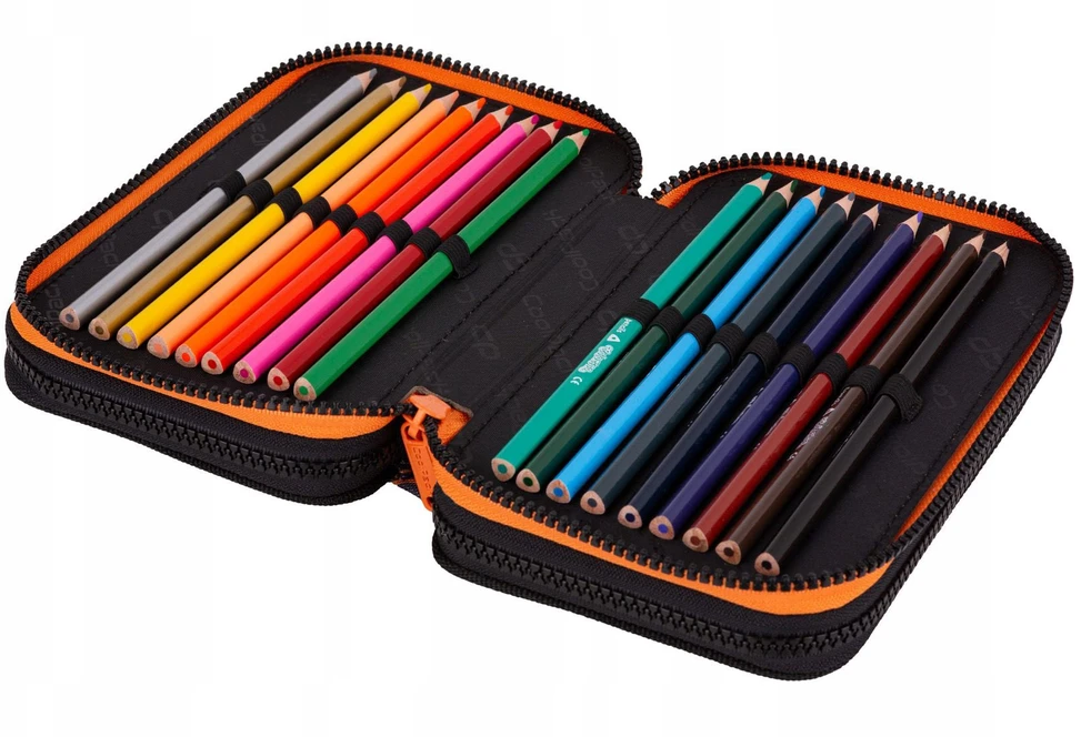 Cool Pack Su pieštukine, CoolPack, trijų skyrių, spalvota