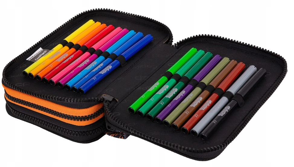 Cool Pack Su pieštukine, CoolPack, trijų skyrių, spalvota