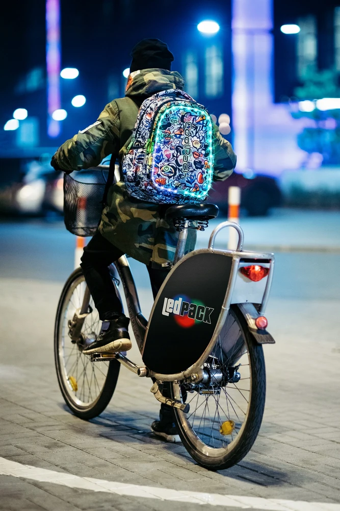 Cool Pack Šviečianti kuprinė COOLPACK JOY LED UNICORNS A20208