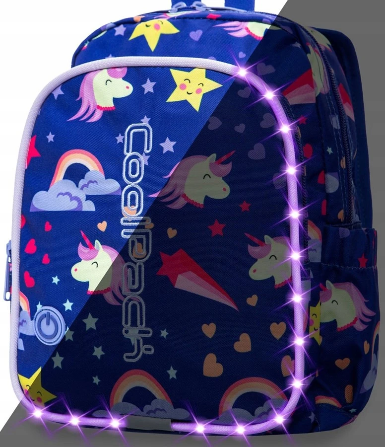 Cool Pack Šviečianti kuprinė COOLPACK JOY LED UNICORNS A20208