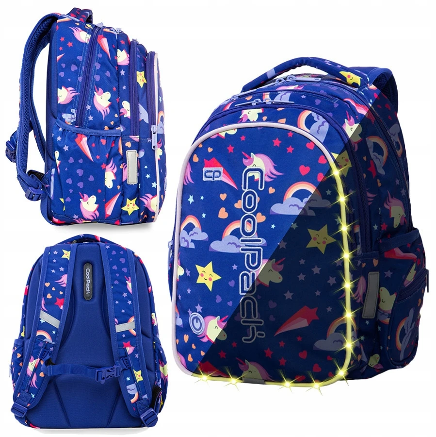 Cool Pack Šviečianti kuprinė COOLPACK JOY LED UNICORNS A20208