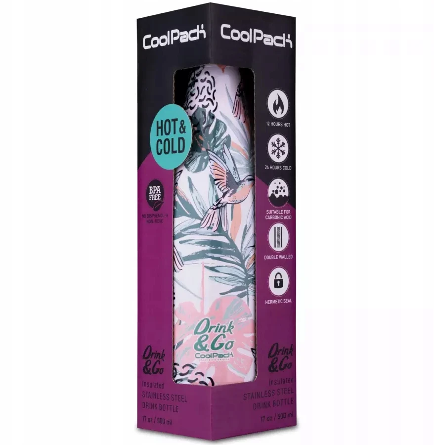 Cool Pack COOLPACK Termogertuvė Z04923, nerūdijantysis plienas, 0.5 l