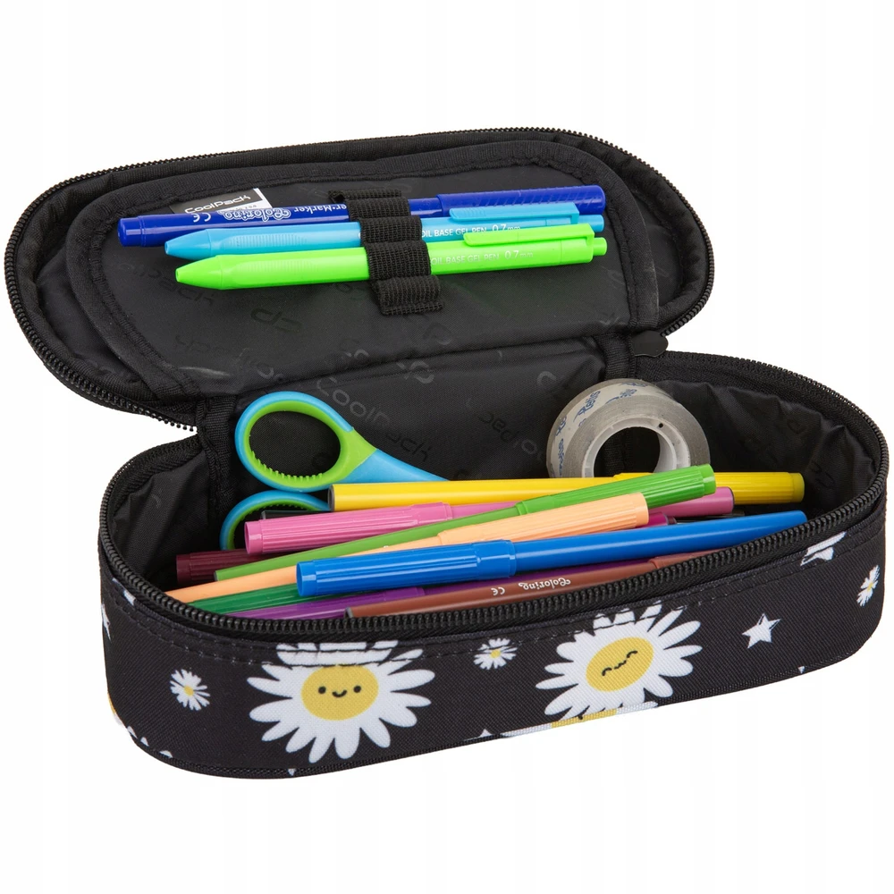 Cool Pack Vieno elemento pieštukinė, "CoolPack", su atvartu, be priedų, juoda