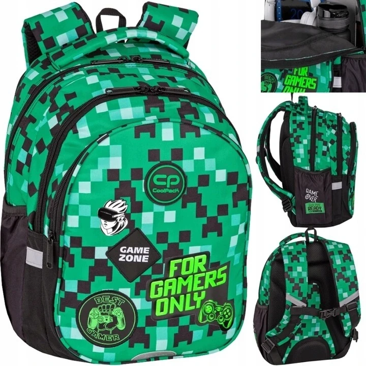 Cool Pack ŽALIOJI MOKYKLĖS KUPRINĖ BERNIUKUI, JAUNIMUI, 21 METAI, 1-3 KLASĖS | COOLPACK