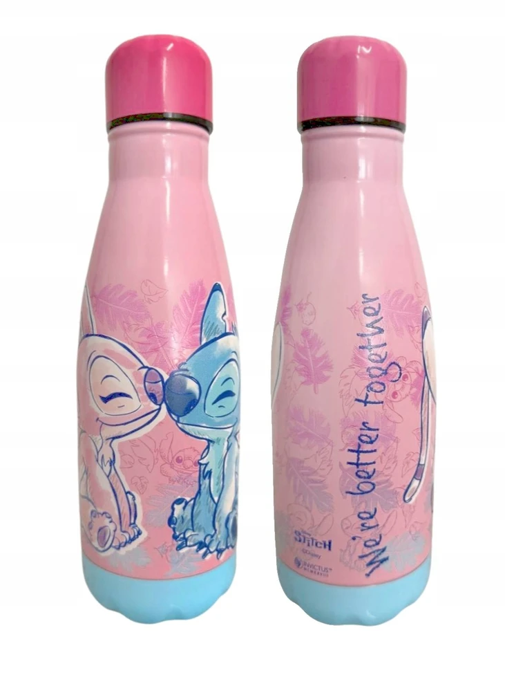 Coriex gertuvė Stitch 500ml rožinės spalvos 10650