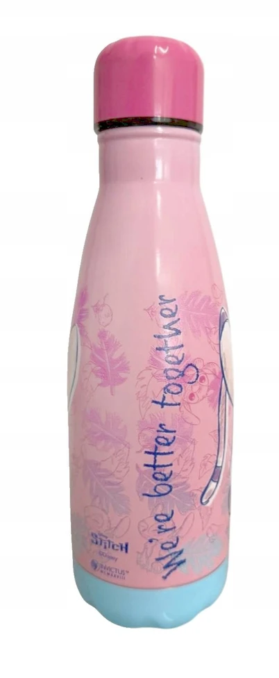 Coriex gertuvė Stitch 500ml rožinės spalvos 10650