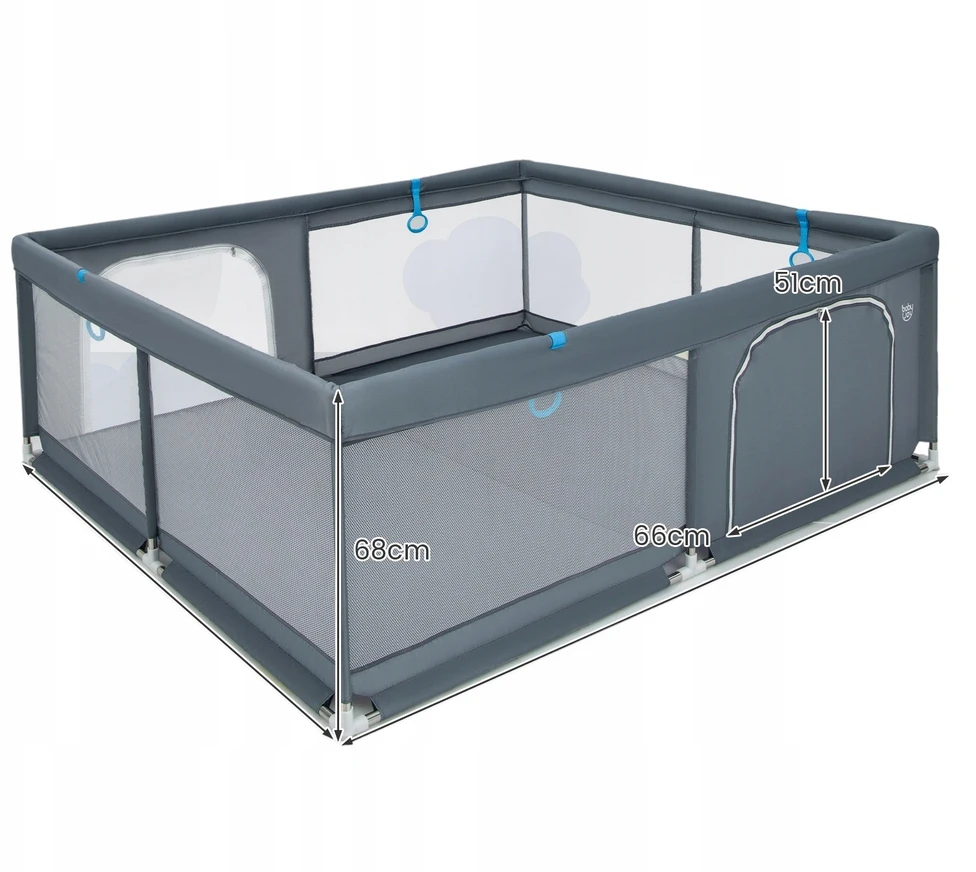 Costway KOJEC DLA DZIECKA 200 X 180 PILKA