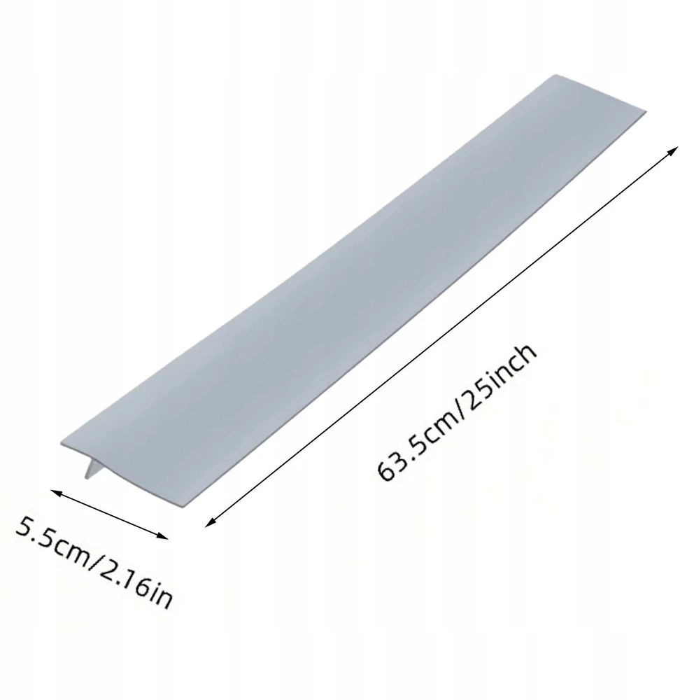 Counter Gap dangtis Silikoninis karščiui atsparus orkaitės šoninio tarpo užpildas pilkas