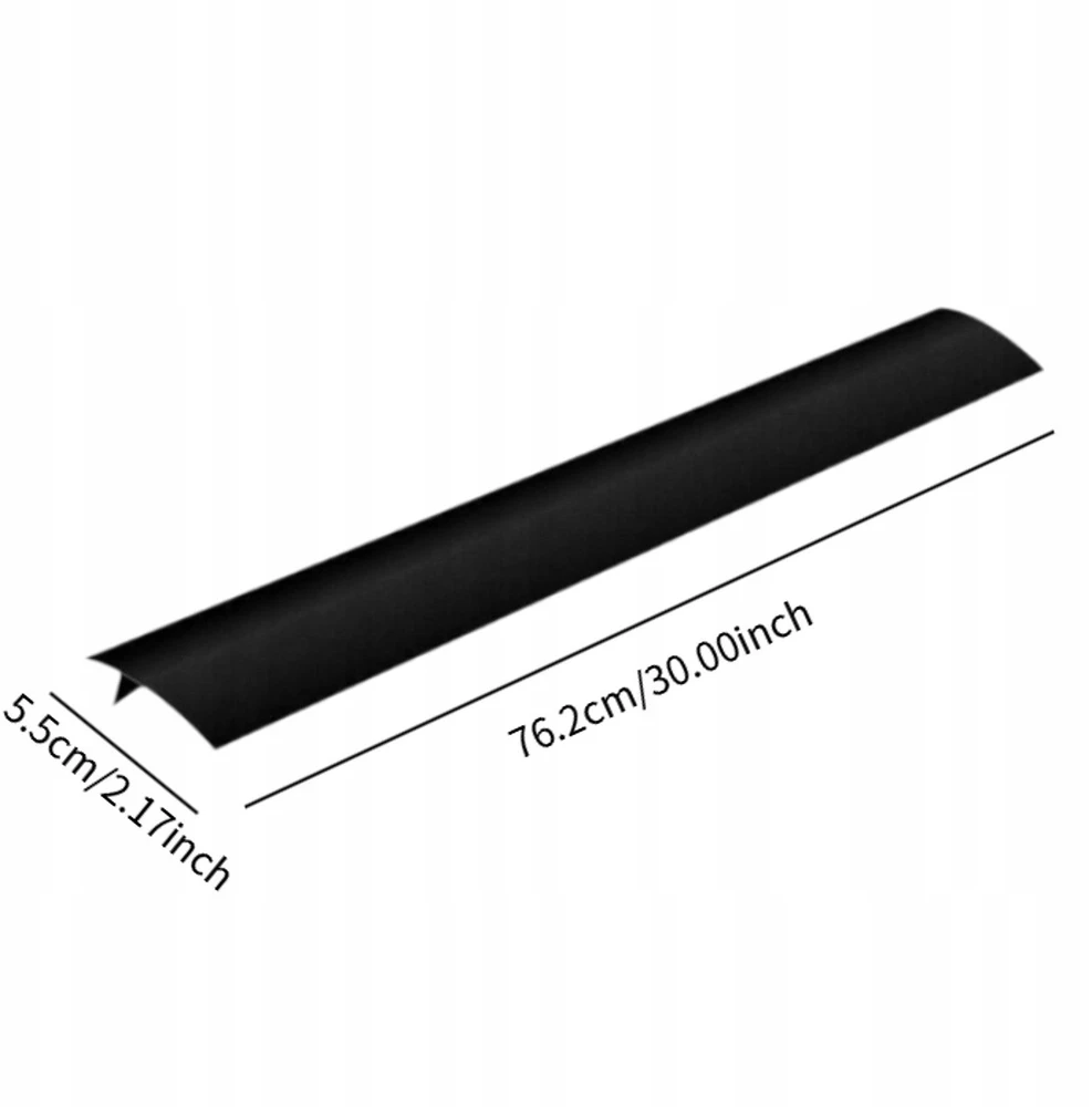 Counter Gap Dangtis Silikoninis Šaldytuvo Šoninės Tarpo apsaugos Užpildo juodai
