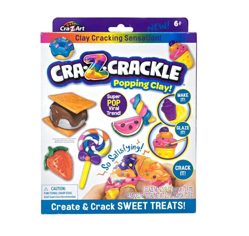 Cra Z Art CRAZART - Crackle Clay - Sweet Treats (25073)