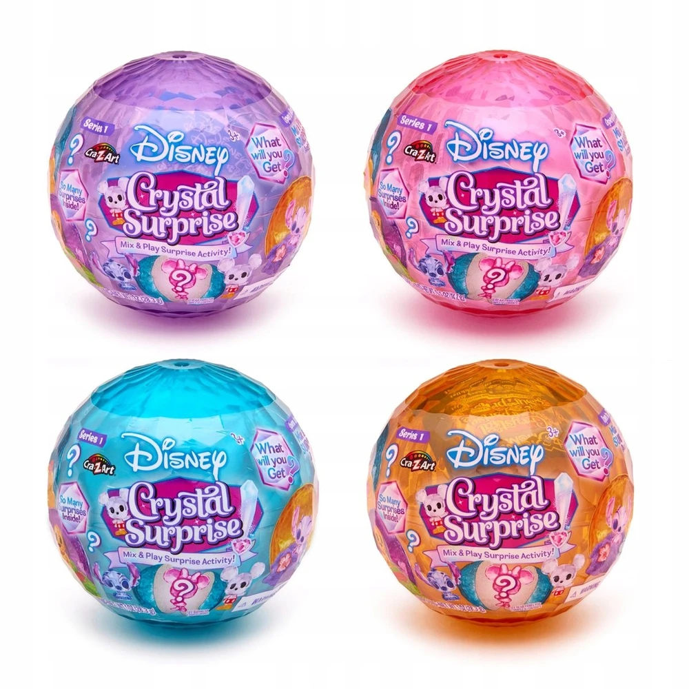 Cra Z Art „Disney“ staigmenos rutulys su besikeičiančia spalva, dumblu ar smėliu.