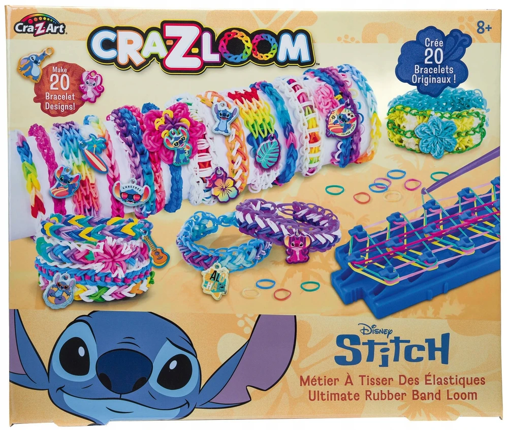 CRA-Z-ART Disney Stitch Cra-Z-Loom kūrybinis rinkinys Apyrankėms gaminti