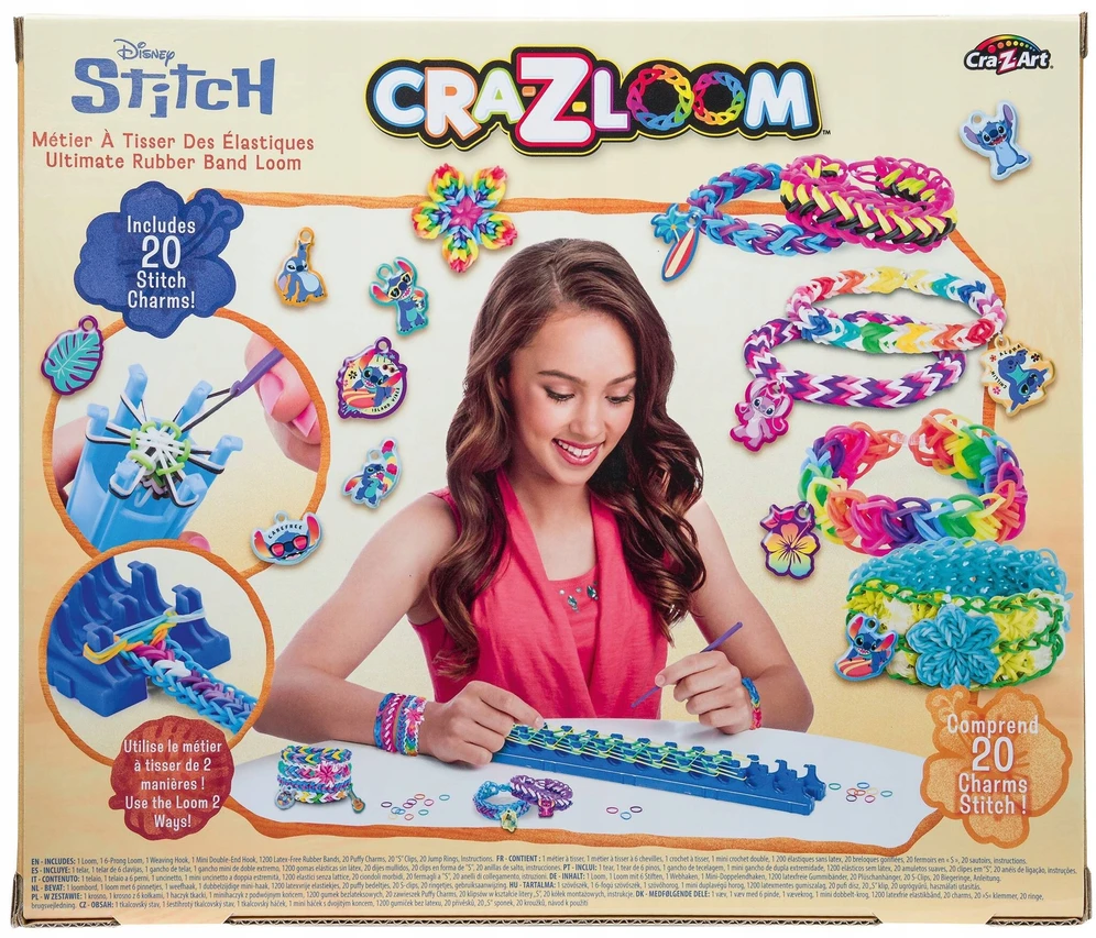 CRA-Z-ART Disney Stitch Cra-Z-Loom kūrybinis rinkinys Apyrankėms gaminti