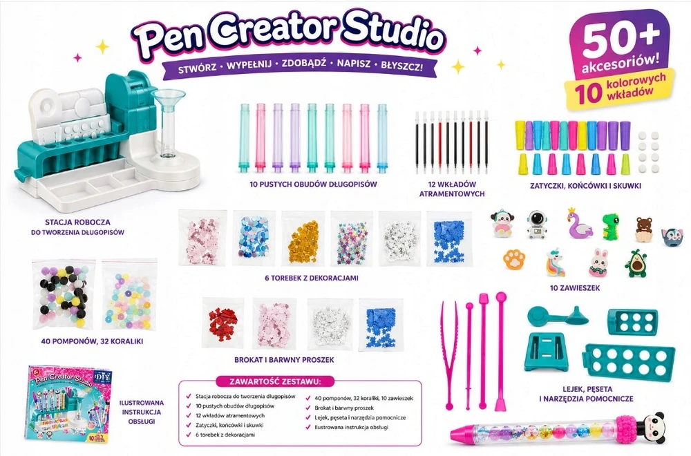 Craft Magic „Pasidaryk pats“ RAŠIKLIŲ GAMYLA – SUKURKITE SAVO TUŠINIŲ KOLEKCIJĄ