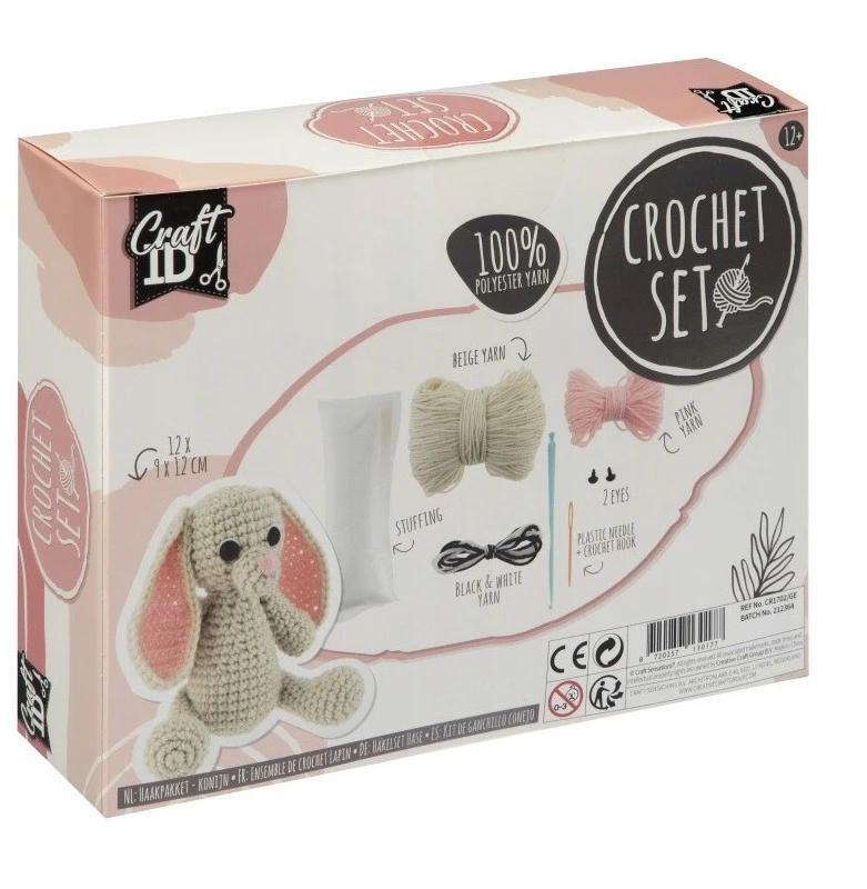 Craft Sensations Triušio nėrimo rinkinys