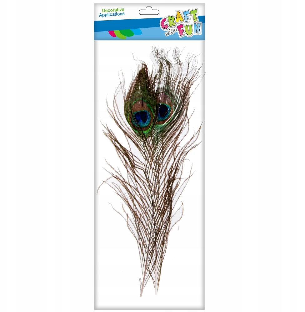 Craft with Fun Dekoratyvinis ornamentas Plunksnos 32cm 1pc Paw Pbh 20/1200