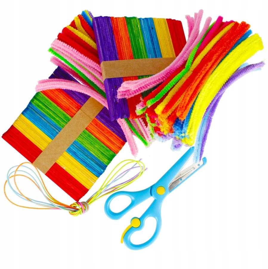 Craft With Fun KŪRYBINIS PLASTIKINIS RINKINYS APYRANKĖMS 2000 vnt