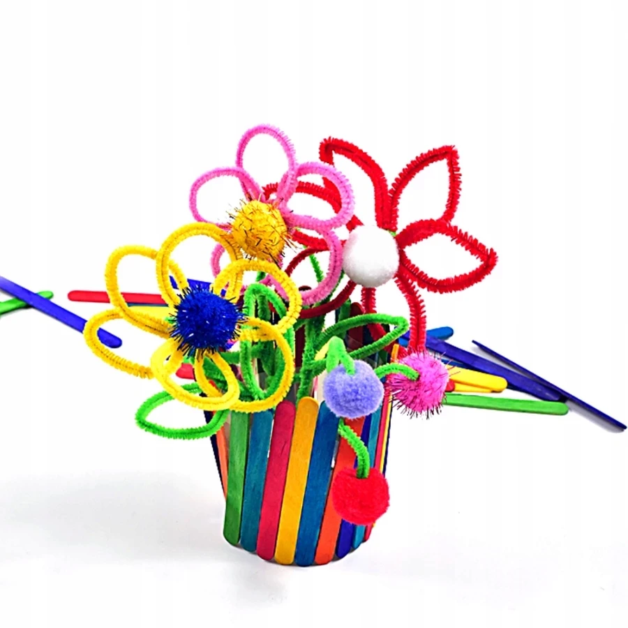 Craft With Fun KŪRYBINIS PLASTIKINIS RINKINYS APYRANKĖMS 2000 vnt