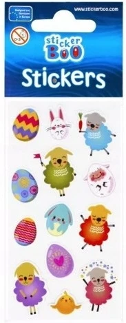 Craft With Fun Velykų lipdukai 6x18 cm Sticker Boo 489557