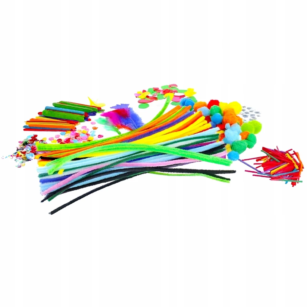 Craft With Fun XXL meno rinkinys, meniški karoliukai vaikams, kūrybingas