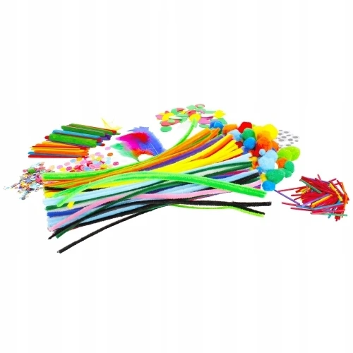 Craft With Fun XXL meno rinkinys, meniški karoliukai vaikams, kūrybingas
