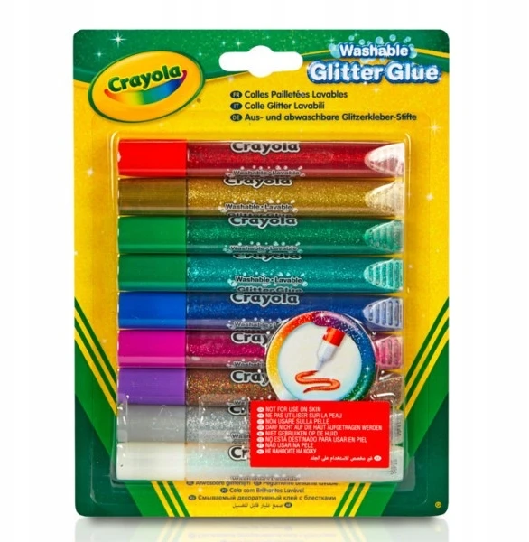 Crayola, Inc. Crayola Blizgantys klijai (9 vnt.)