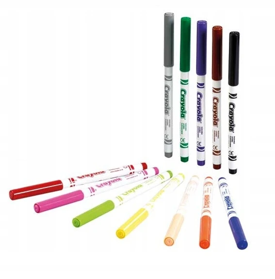 Crayola, Inc. Crayola 12 vnt. plaunami flomasteriai vaikams