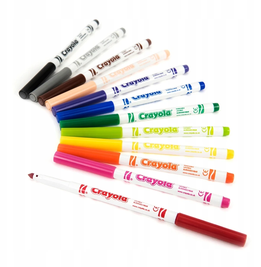 Crayola, Inc. Crayola 12 vnt. plaunami flomasteriai vaikams