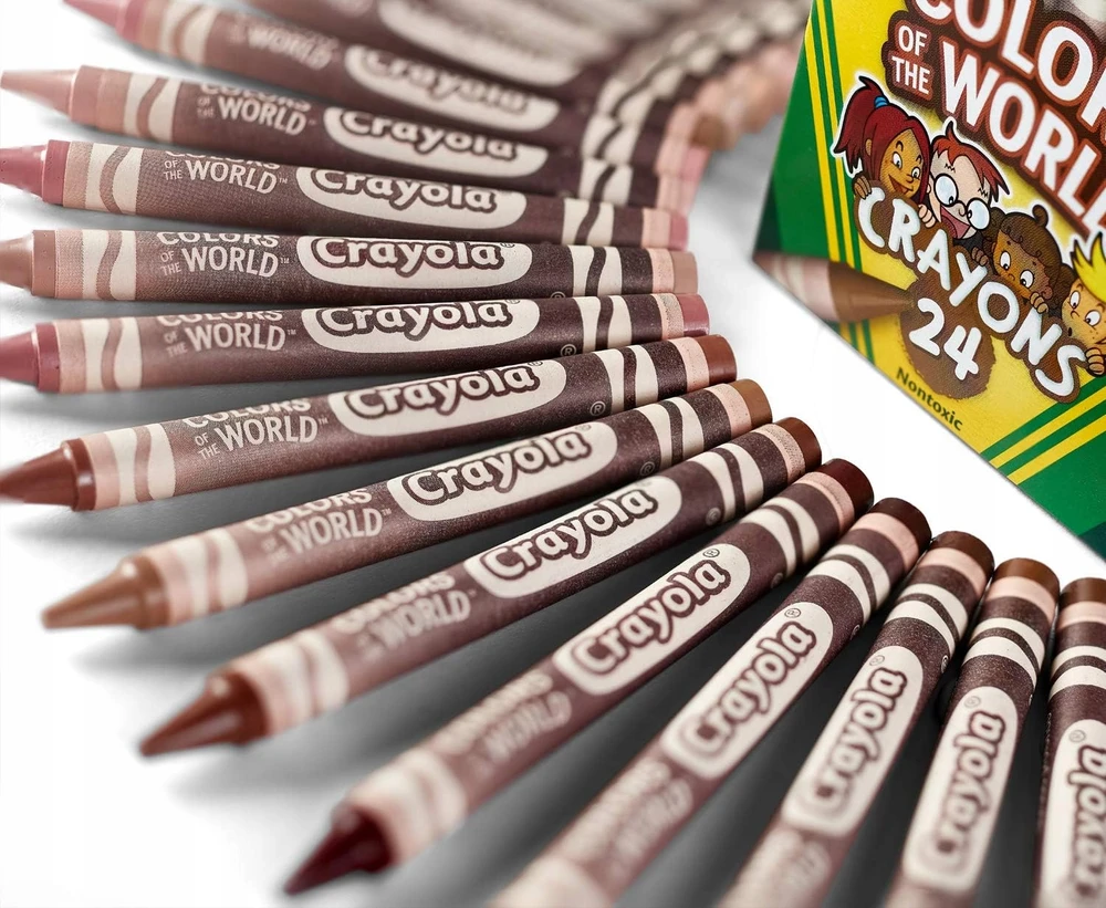 Crayola, Inc. Crayola Colours of the World vaško kreidelės, 24 spalvos