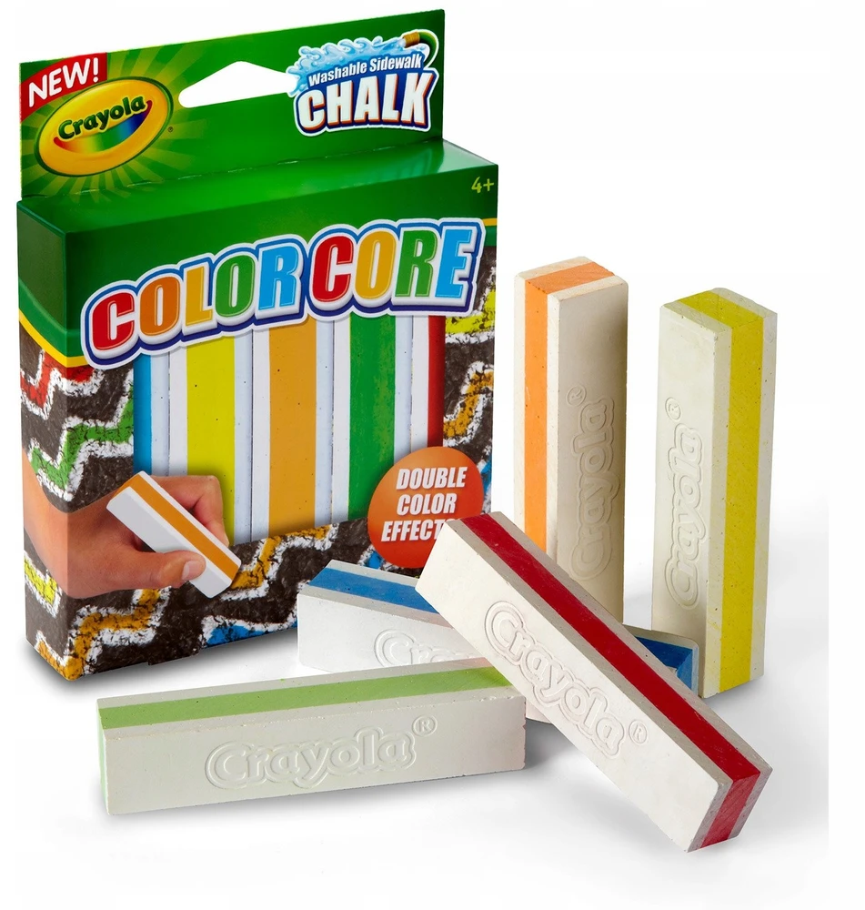 Crayola, Inc. CRAYOLA Dviejų spalvų šaligatvio kreida. 5 vnt.