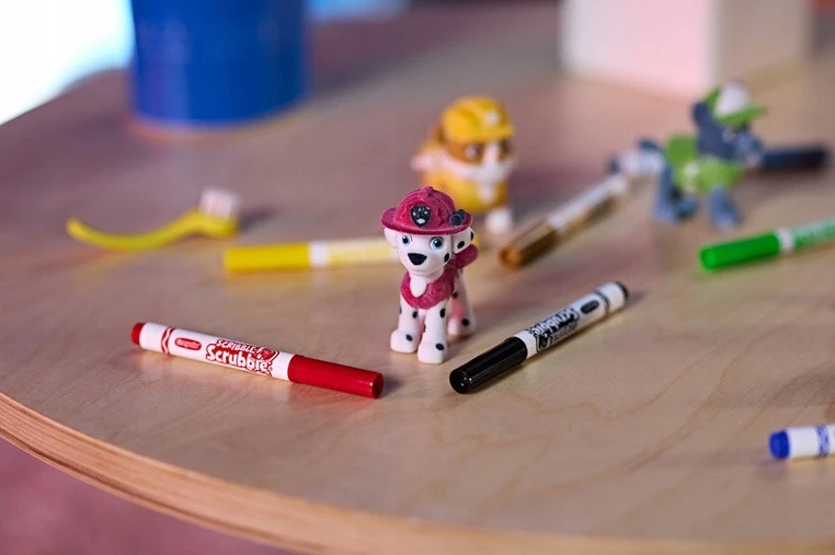 Crayola, Inc. Crayola Figūros dažymui ir plovimui, gyvūnų rinkinys, 5 vnt. 8 žymekliai