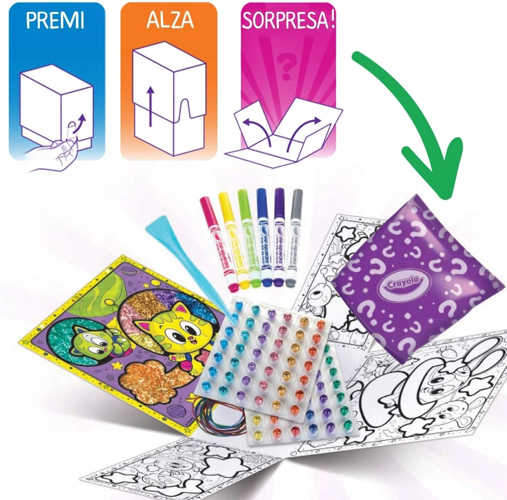 Crayola, Inc. Crayola Flamastrų Rinkinys "staigmena" su Blizgučiais