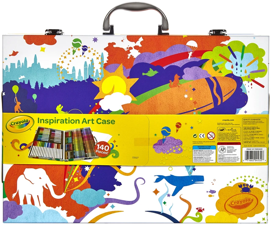 Crayola, Inc. Crayola Inspiration Art Case 140 vnt. meno rinkinys