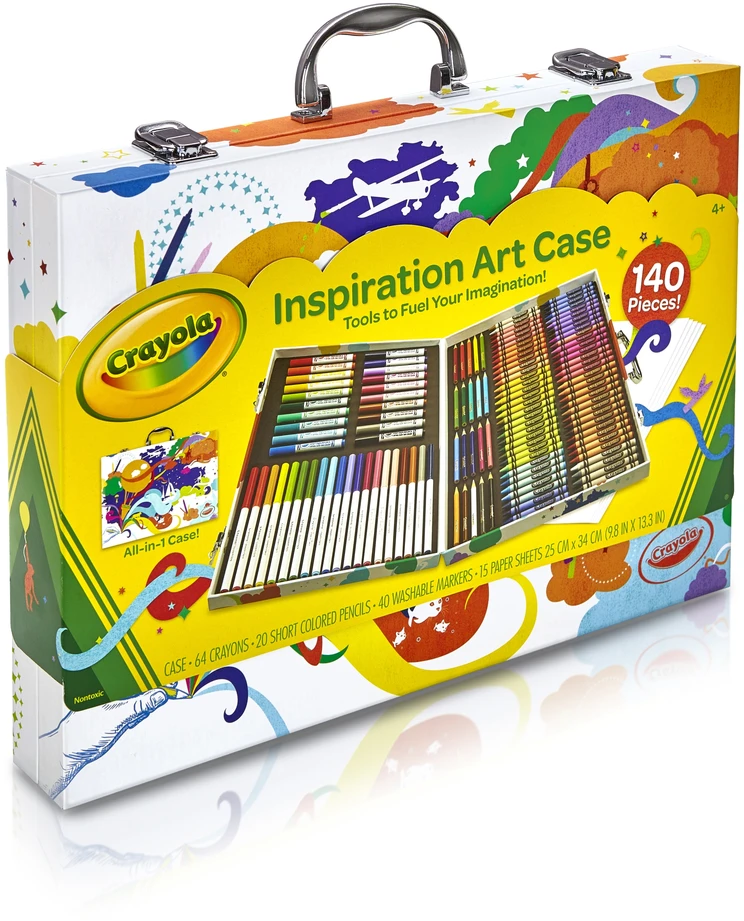 Crayola, Inc. Crayola Inspiration Art Case 140 vnt. meno rinkinys