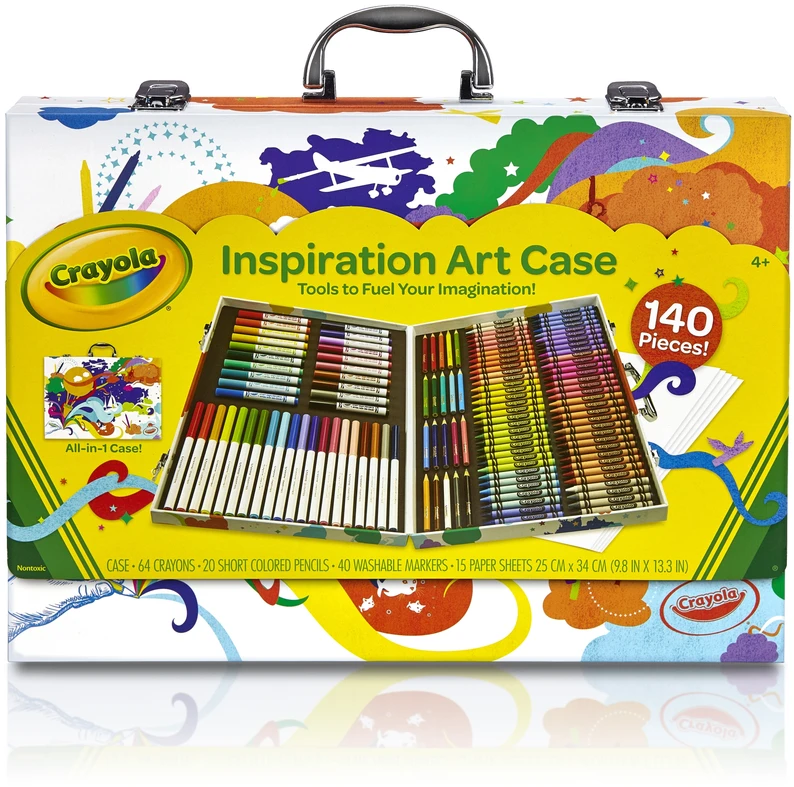 Crayola, Inc. Crayola Inspiration Art Case 140 vnt. meno rinkinys