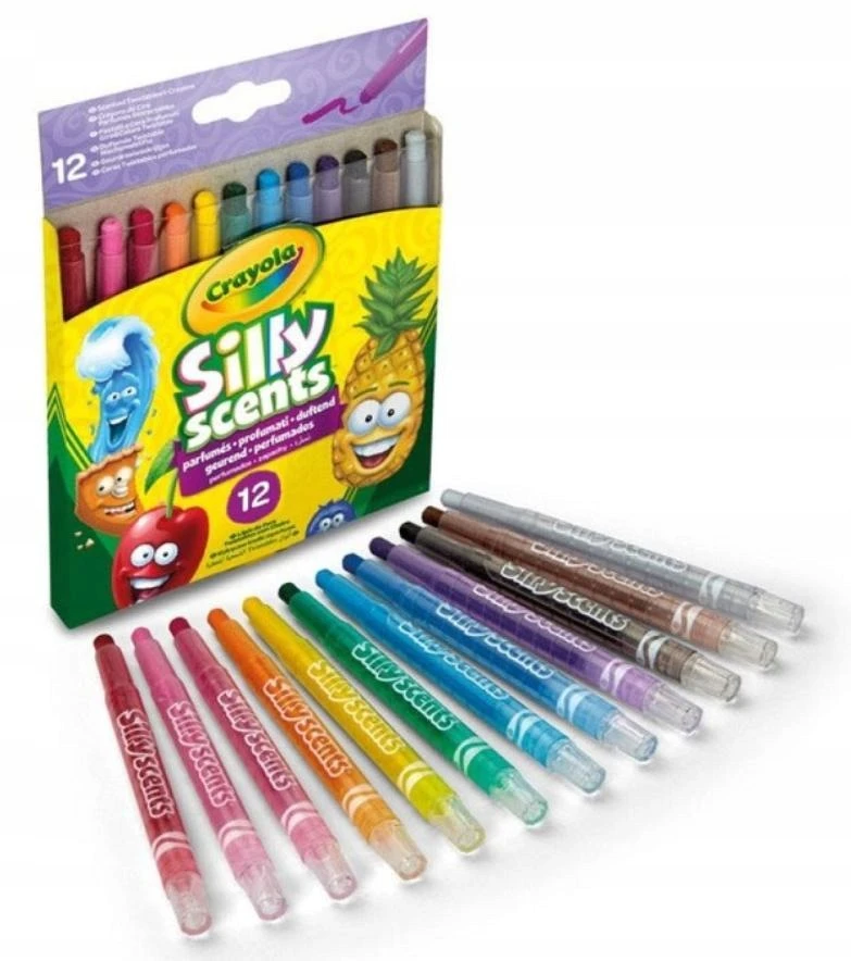 Crayola, Inc. Crayola Kredki wykręcane Silly Scents 12 vnt 3+