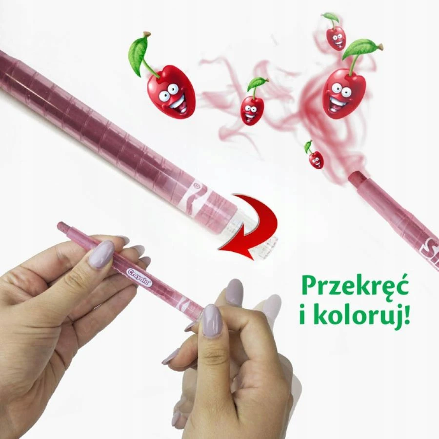 Crayola, Inc. Crayola Kredki wykręcane Silly Scents 12 vnt 3+