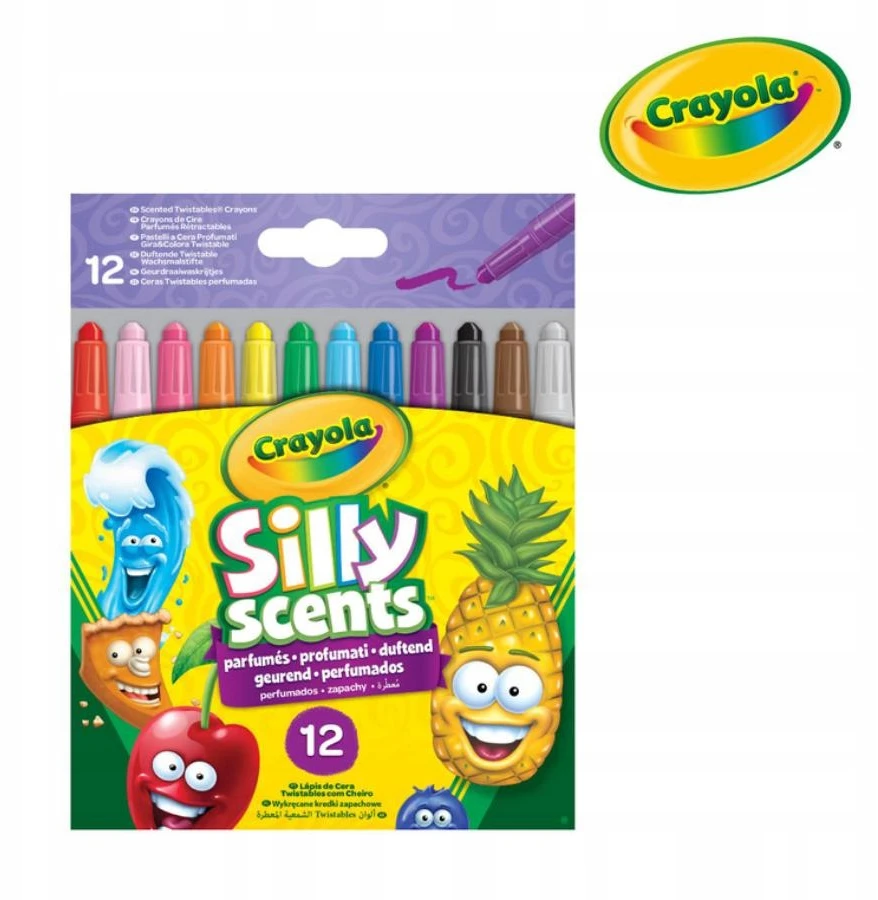 Crayola, Inc. Crayola Kredki wykręcane Silly Scents 12 vnt 3+
