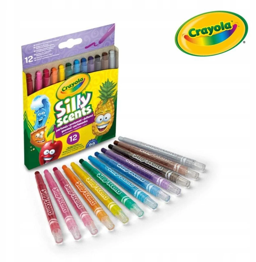 Crayola, Inc. Crayola Kredki wykręcane Silly Scents 12 vnt 3+