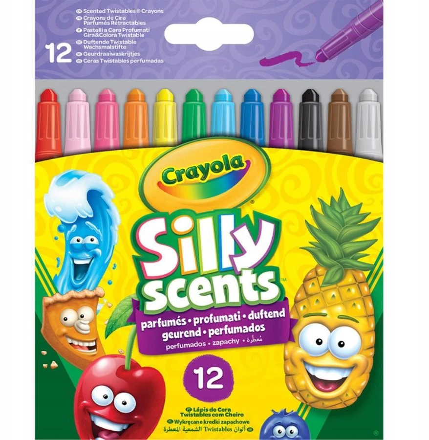Crayola, Inc. Crayola Kredki wykręcane Silly Scents 12 vnt 3+
