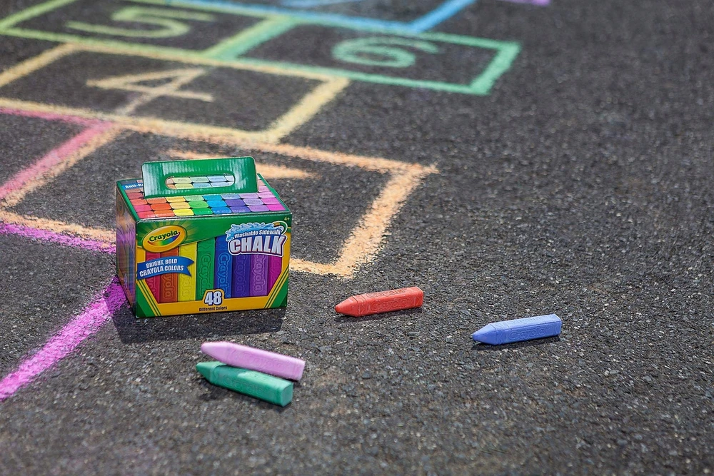 Crayola, Inc. Crayola Sidewalk Chalk 48 Spalvos Galima plauti