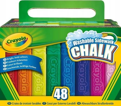 Crayola, Inc. Crayola Sidewalk Chalk 48 Spalvos Galima plauti