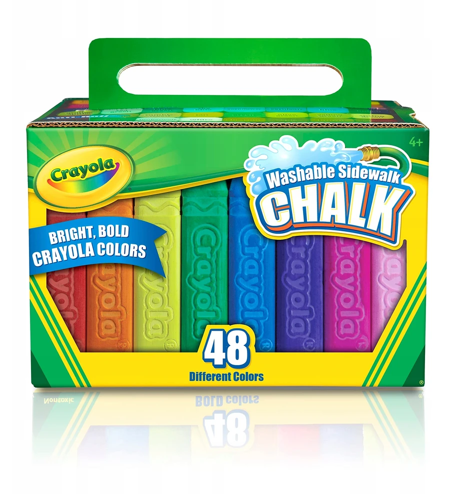 Crayola, Inc. Crayola Sidewalk Chalk 48 Spalvos Galima plauti