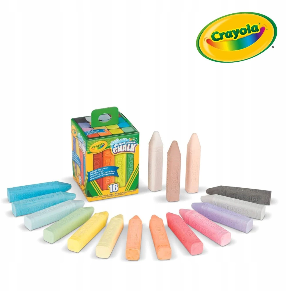 Crayola, Inc. Crayola spalvos šaligatvio kreida 16 vnt. 3+